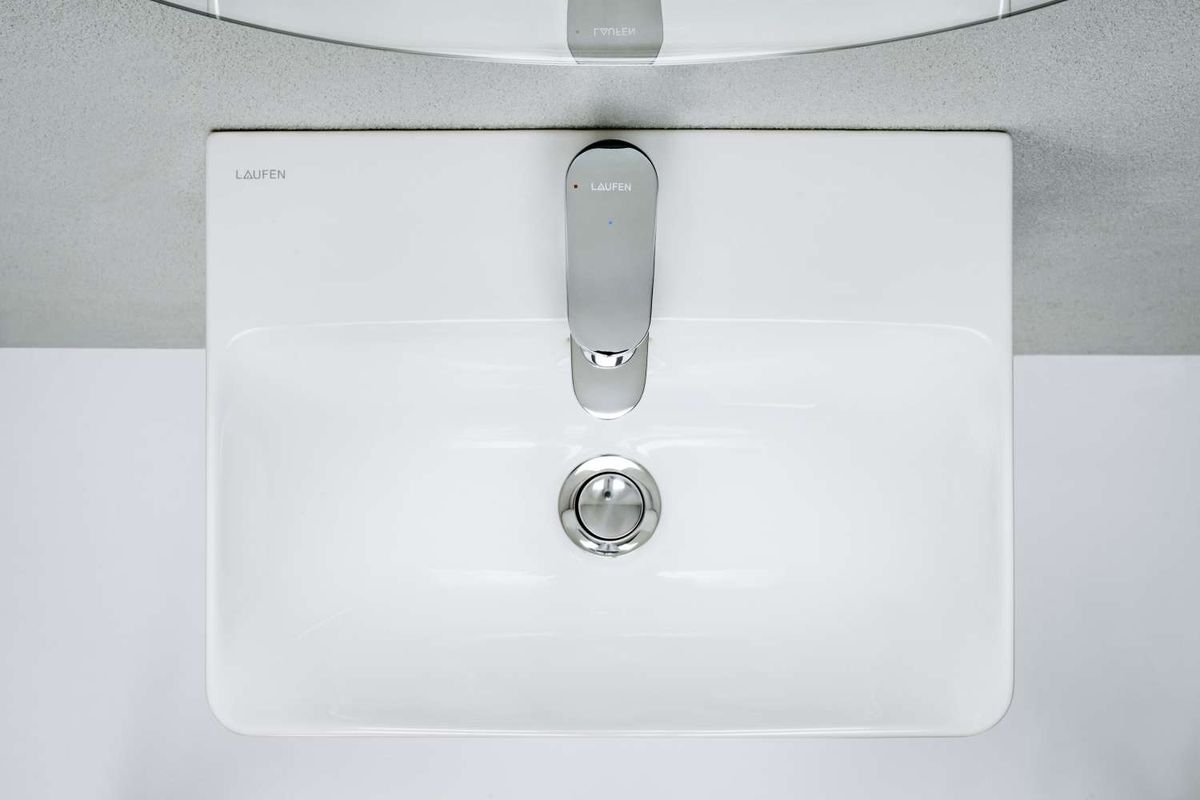 Praustuvo maišytuvas LAUFEN PRO X su dugno vožtuvu, snapas 100 mm, chromas, HF506901100000 Praustuvo maišytuvas LAUFEN PRO X su dugno vožtuvu, snapas 100 mm, chromas, HF506901100000