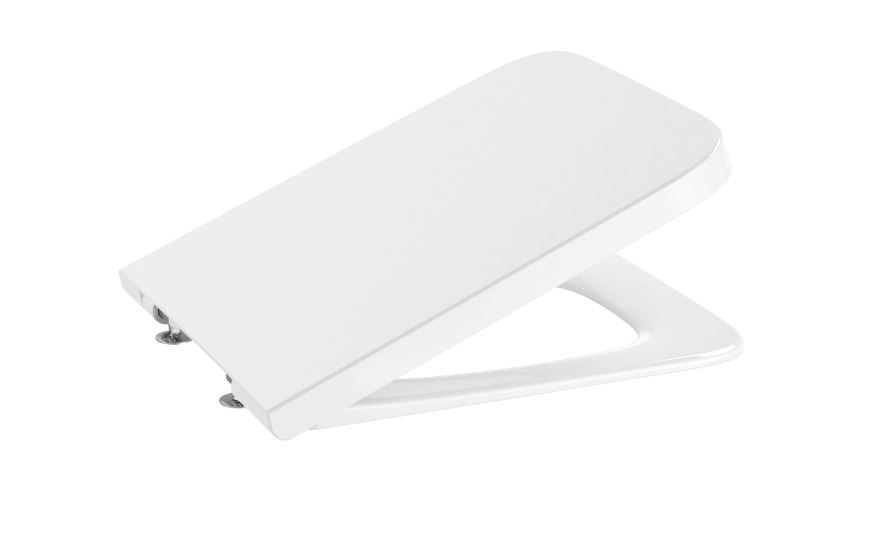 WC dangtis INSPIRA SQUARE soft close, baltas, A80153200B WC dangtis INSPIRA SQUARE soft close, baltas, A80153200B