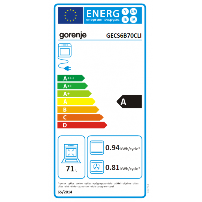 Viryklė GORENJE GECS6B70CLI