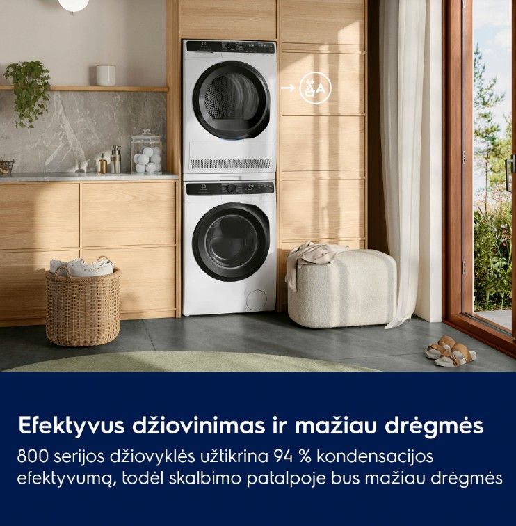 Džiovyklė Electrolux EW8D585UCE Džiovyklė Electrolux EW8D585UCE