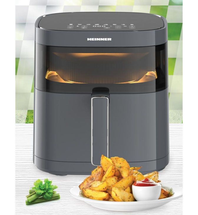 Karšto oro gruzdintuvė 2200W, 5.7L HAF-B6GRY17LG HEINNER Karšto oro gruzdintuvė 2200W, 5.7L HAF-B6GRY17LG HEINNER