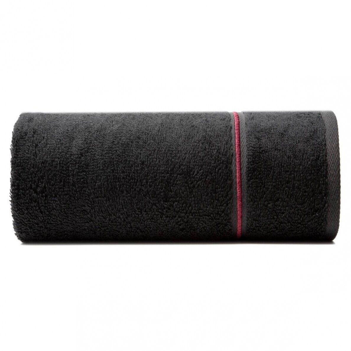 Rankšluostis BAMBOO Black 70x140 cm