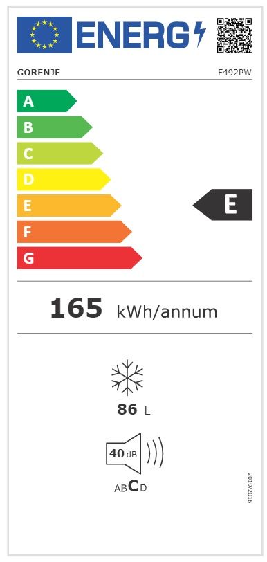 Šaldiklis GORENJE F492PW Šaldiklis GORENJE F492PW