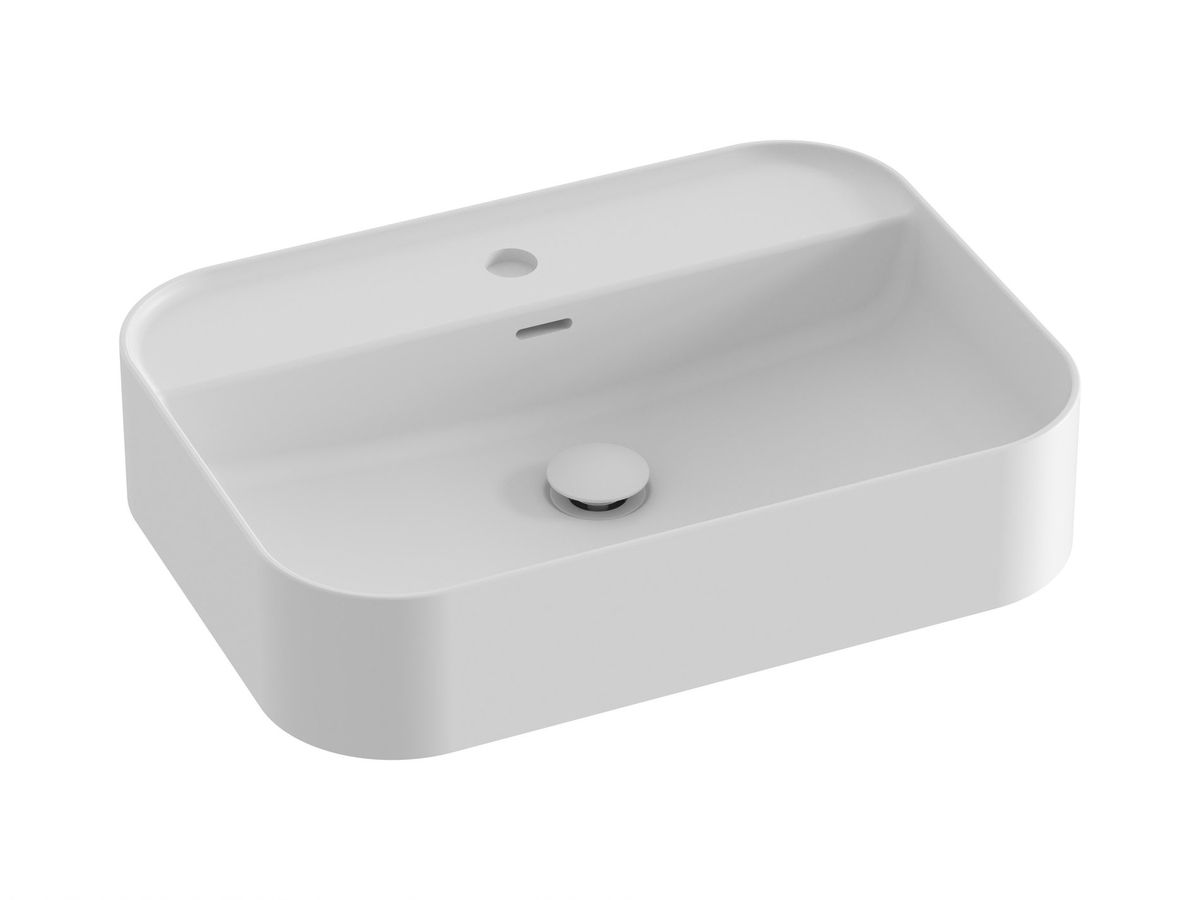 Keraminis praustuvas Ravak Ceramic Slim Shelf R 55, baltas matinis, XJX0E155005