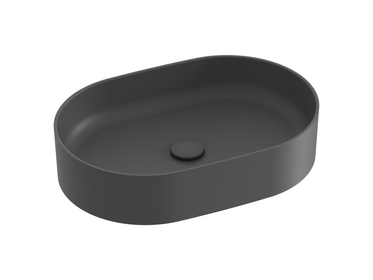 Keraminis praustuvas Ravak Ceramic Slim O 55, antracitas, XJX03155000