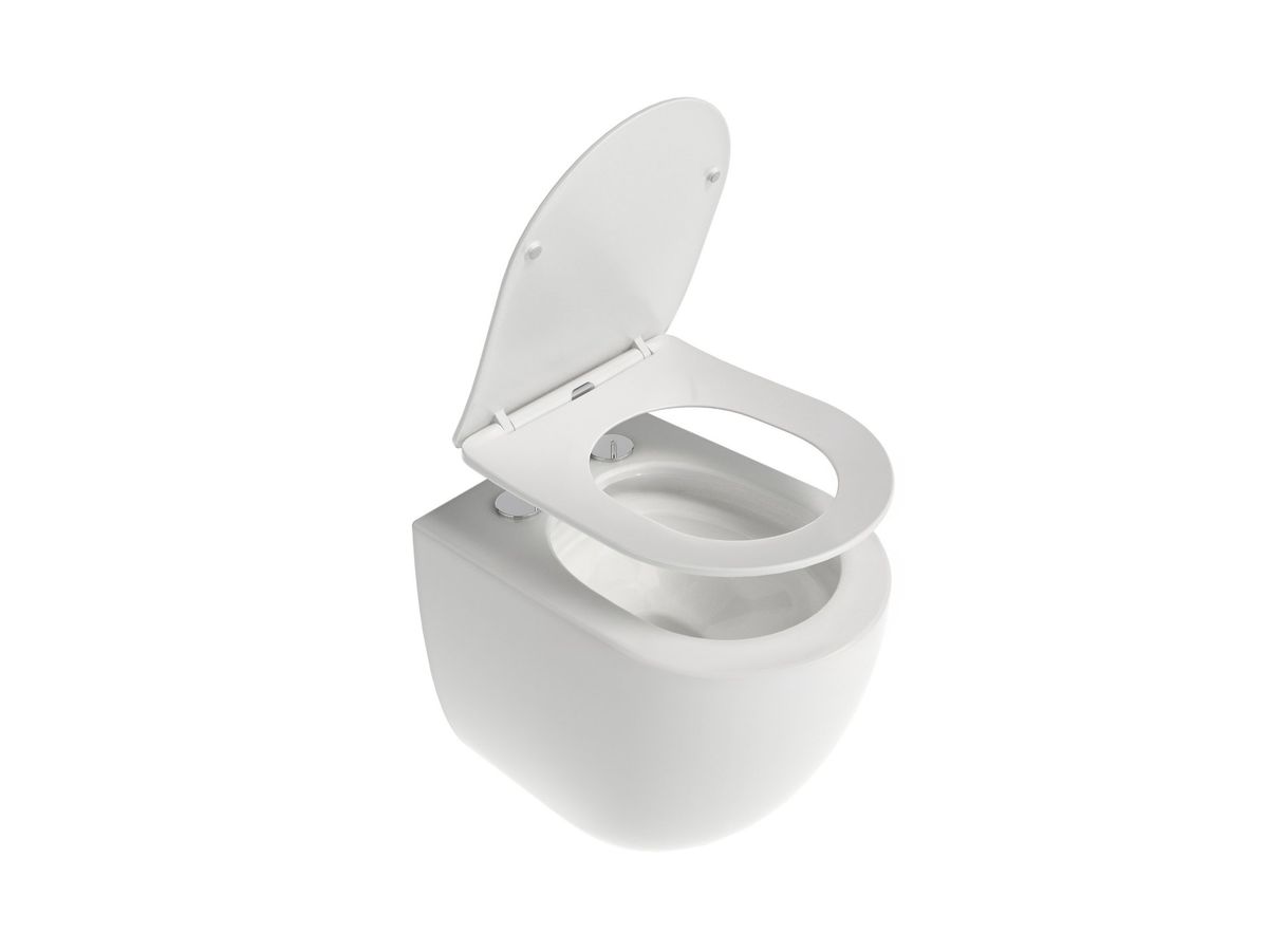 Pakabinamas WC Ravak Chrome AquaSpin set, baltas, X03121 Pakabinamas WC Ravak Chrome AquaSpin set, baltas, X03121