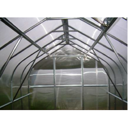 Šiltnamis STANDART KLASIKA 30 m2 (plotis 2,5 m) 6 mm danga 12 m