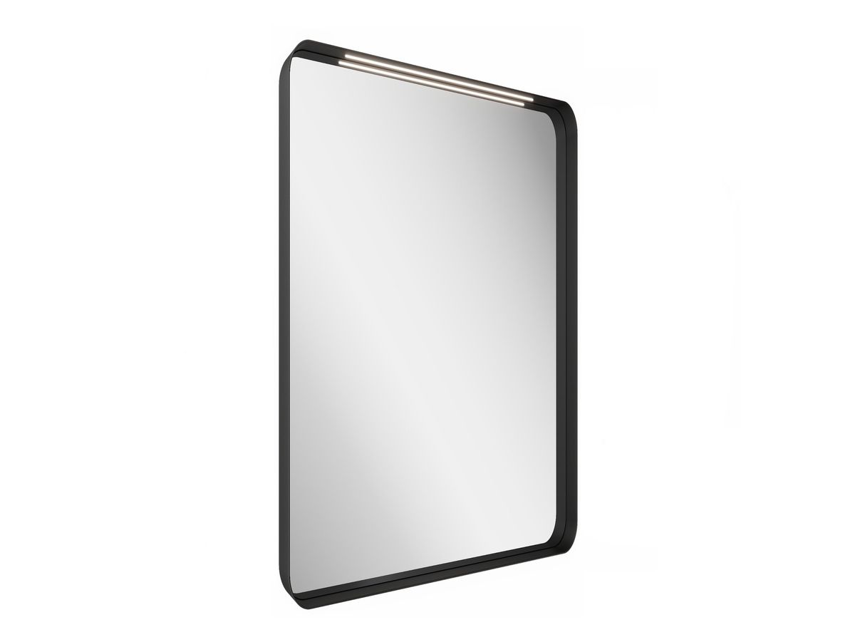 Veidrodis STRIP I 500x700 juoda, LED apšvietimas, X000001569