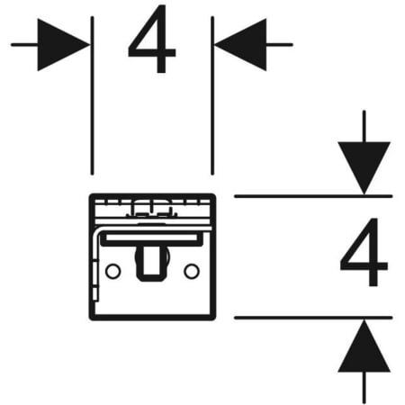 Distanciniai laikikliai Geberit DuofixBasic 111839001