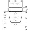Pakabinamas klozetas Geberit AQUACLEAN TUMA COMFORT, baltas 146291111