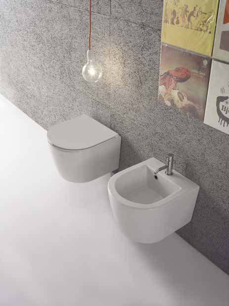 WC dangtis GLOBO FORTY3, baltas soft close FOR22BI