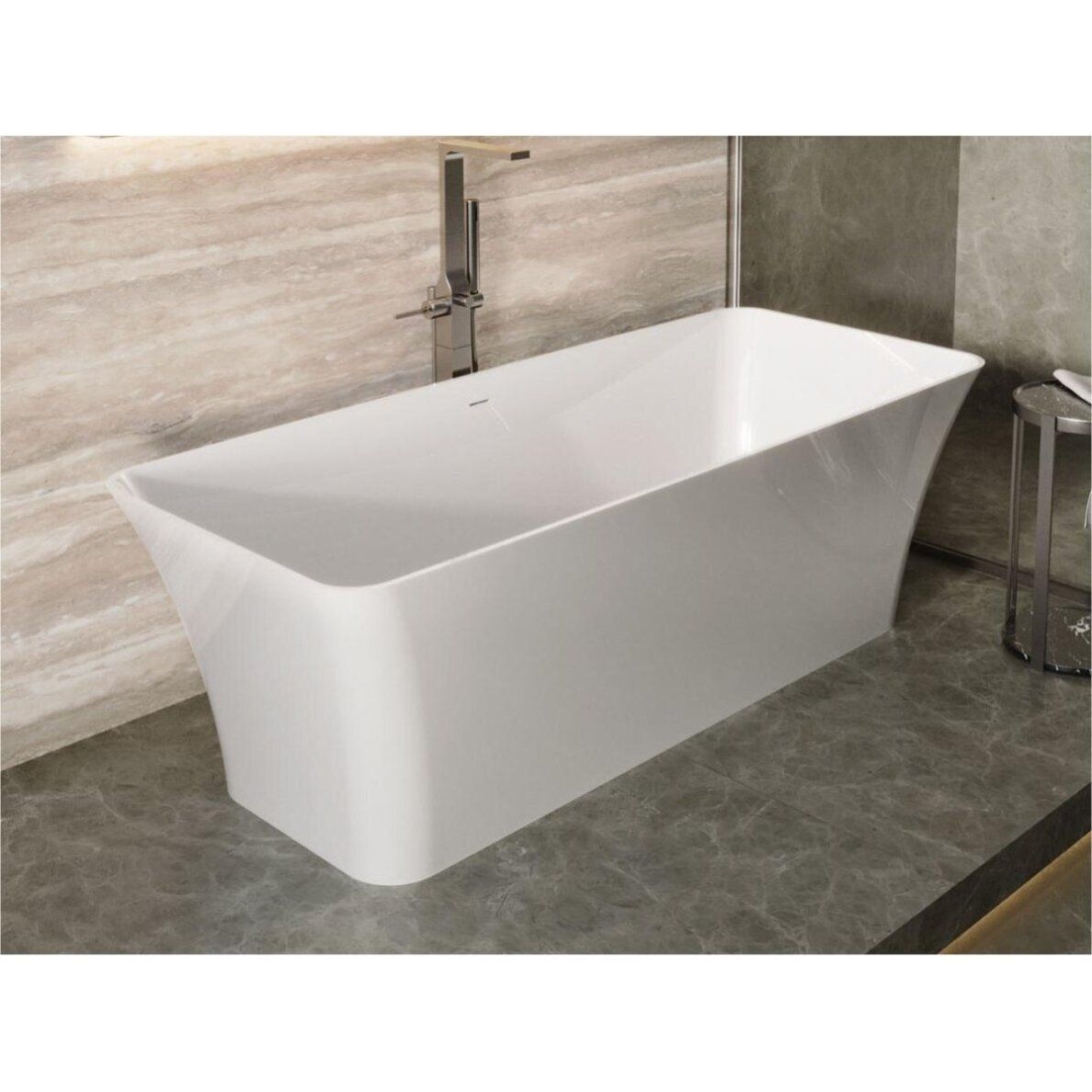 Lieto akmens vonia Bathesa Bona 180x75 cm