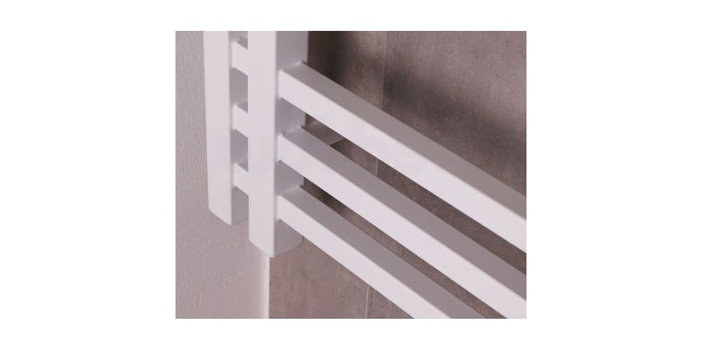 Elektrinis rankšluosčių džiovintuvas Wobbee Flint 50x100 cm, dešininis, baltas