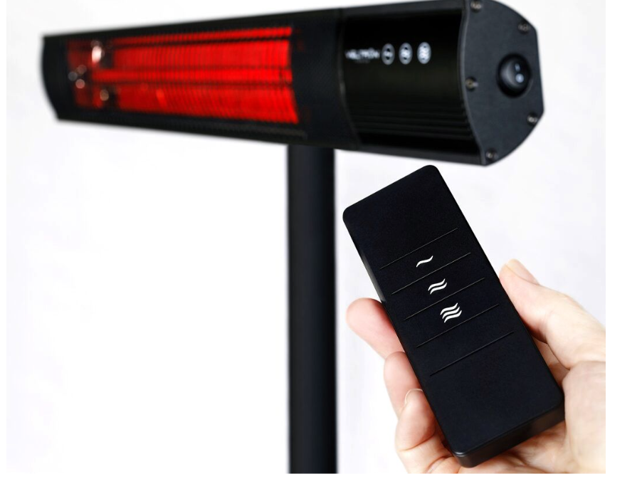 Infraraudonųjų spindulių šildytuvas TUNABONE TB2580-RM-LS, IP55, 2500W