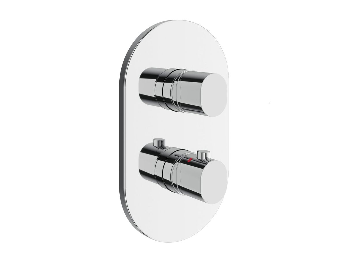 Termostatinis potinkinis vonios/dušo maišytuvas 2 krypčių be korpuso, CHROME II CR II 063.00CR.O2.RB071, chromas X070455