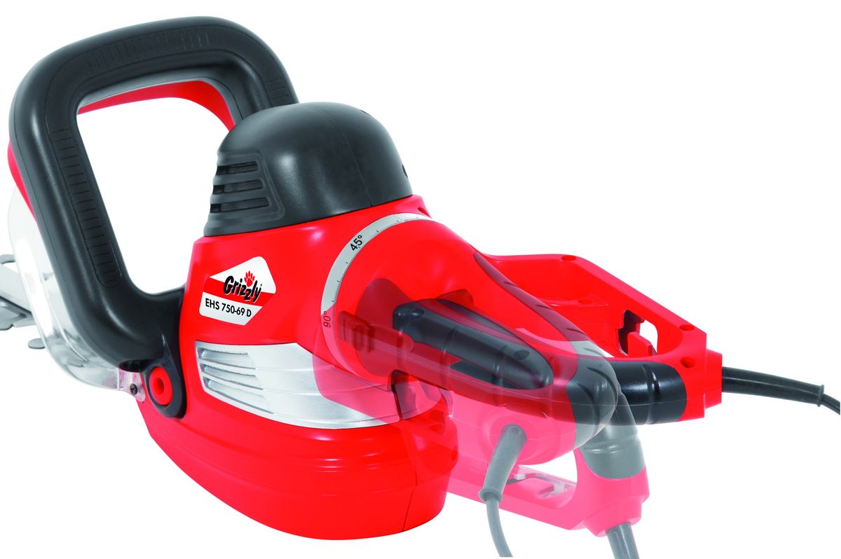 Elektrinės gyvatvorių žirklės Grizzly EHS 750-69 D, 750 W