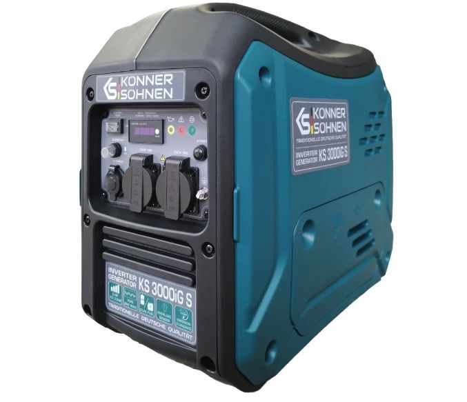 Inverterinis generatorius KÖNNER amp SÖHNEN KS 3000iG S, LPG/benzinas, 3300 W