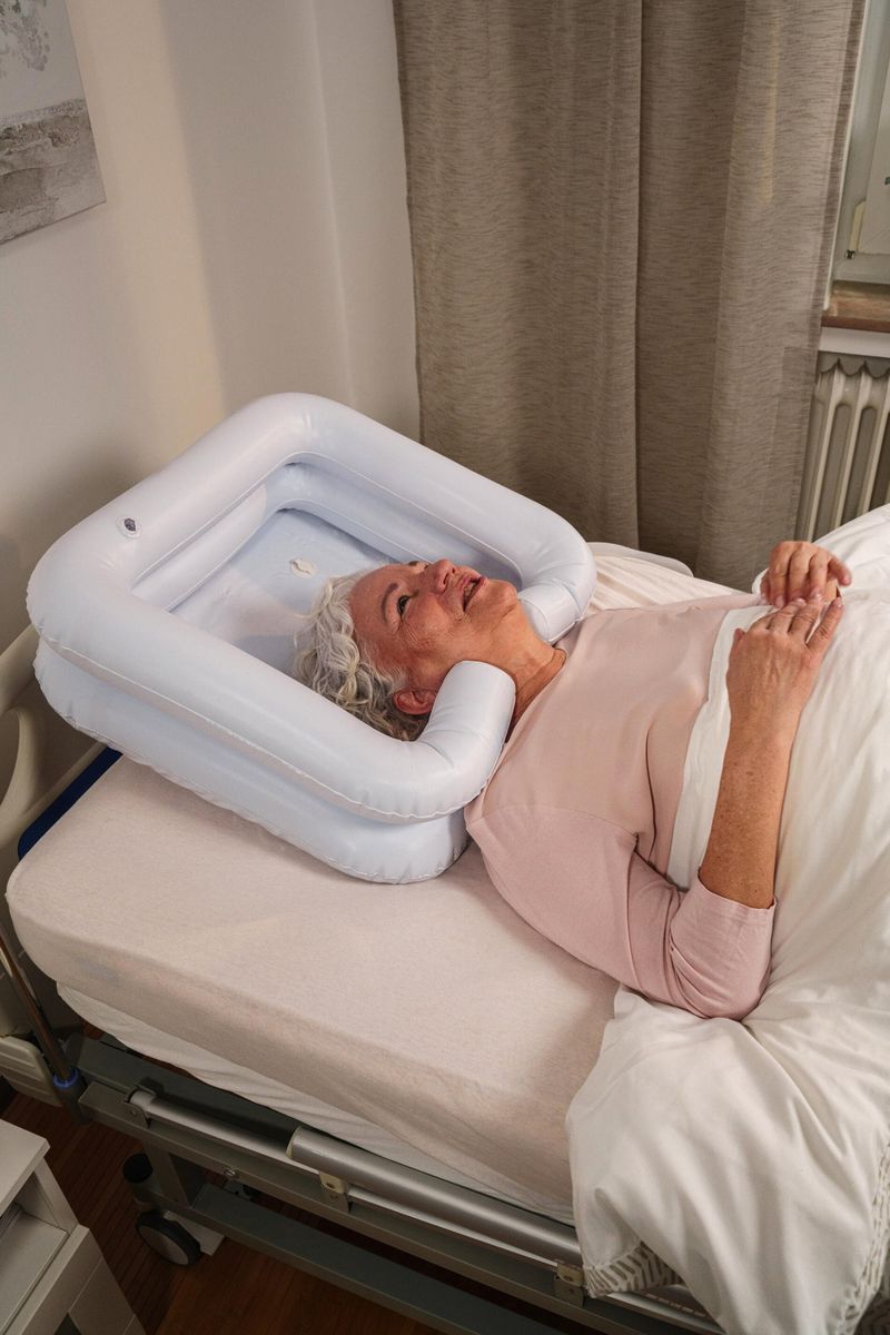 Gavlos plovimo kriauklė RIDDER AARHUS, balta, pripučiama, A314101