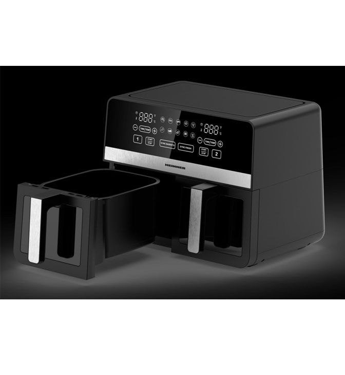 Oro keptuvė 2400W, 9.5L HAF-K10DB24BK HEINNER Oro keptuvė 2400W, 9.5L HAF-K10DB24BK HEINNER