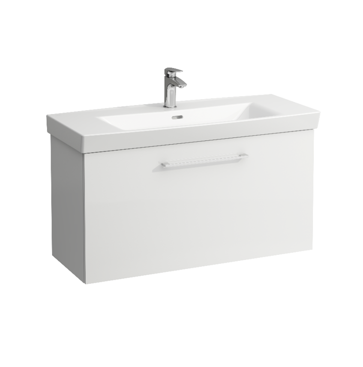 Spintelė praustuvui Laufen PRO E 100 cm, balta H4831910954771