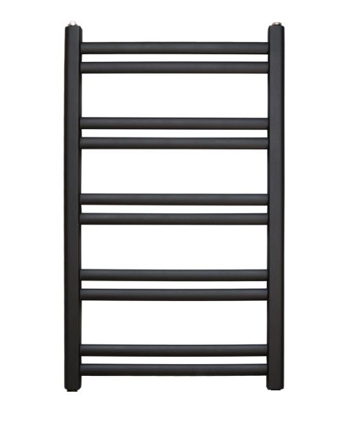 Rankšluosčių džiovintuvas Regnis Retro 44x110 cm, matinė juoda (struktūrinė)