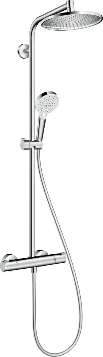 Dušo sistema Hansgrohe CROMETTA S 240 1jet., chromas, 27267000