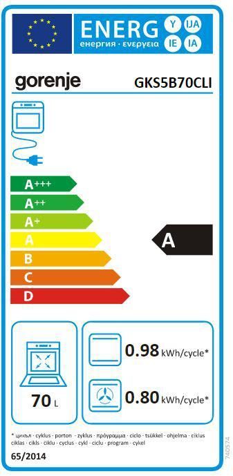 Viryklė GORENJE GKS5B70CLI