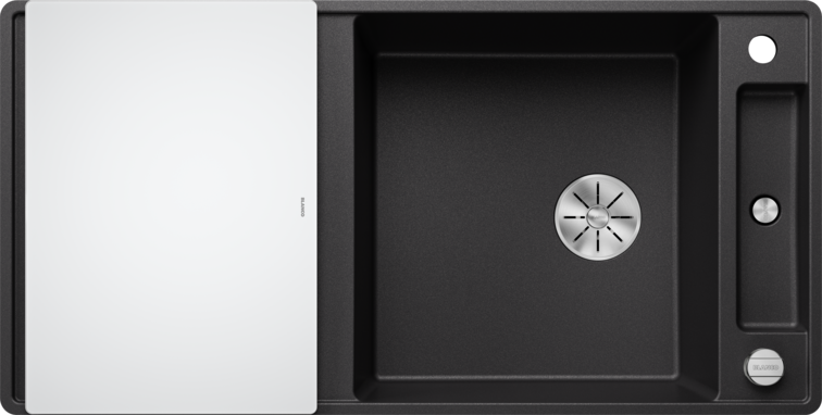 Silgranitinė plautuvė BLANCO AXIA III XL 6 S-F SILG PDUR Antracitas Z.GL InFino M.AF
