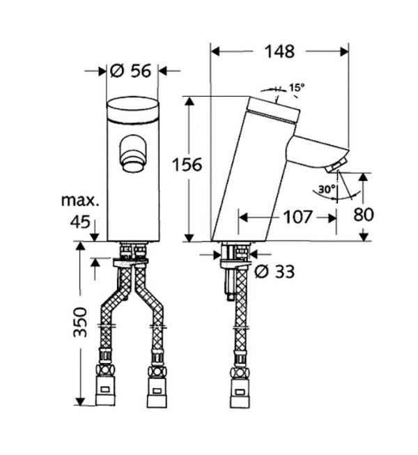 Maišytuvas - dozatorius praustuvui Schell Puris SC-M Maišytuvas - dozatorius praustuvui Schell Puris SC-M