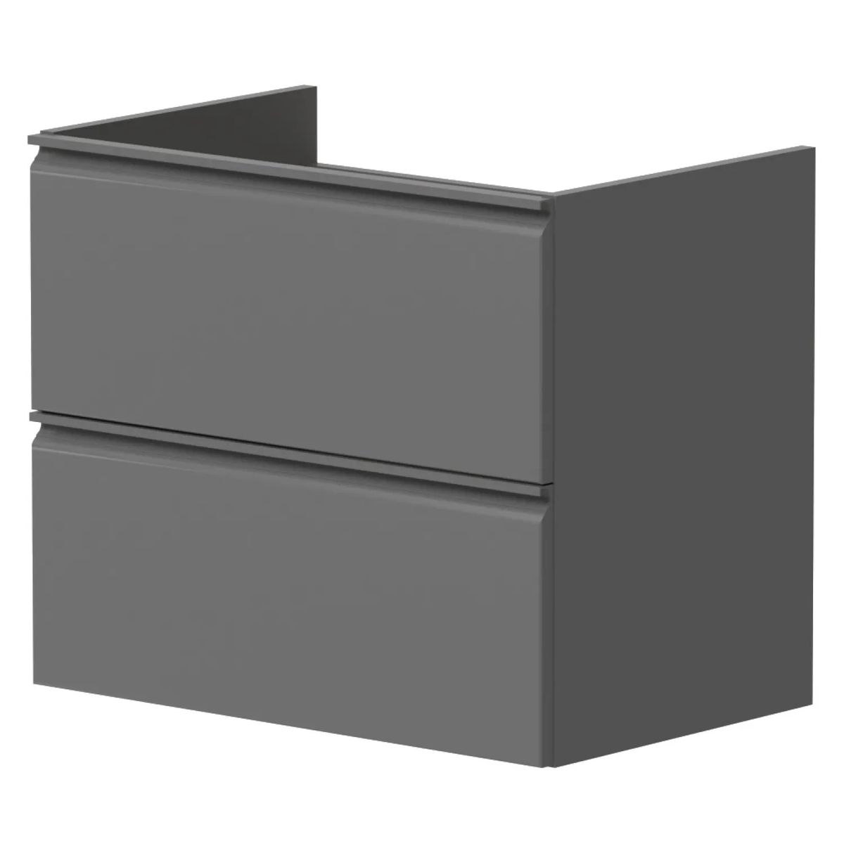 Apatinė spintelė Kame Match, matinė pilka 59cm BU/6-2DR/D05-MT