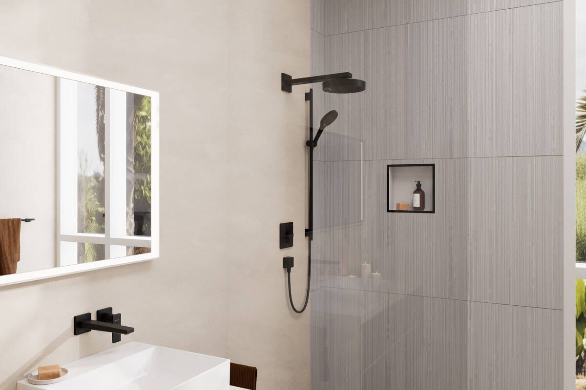 Dušo komplektas Rainfinity 130 3jet, Black Matt 28743670 Dušo komplektas Rainfinity 130 3jet, Black Matt 28743670
