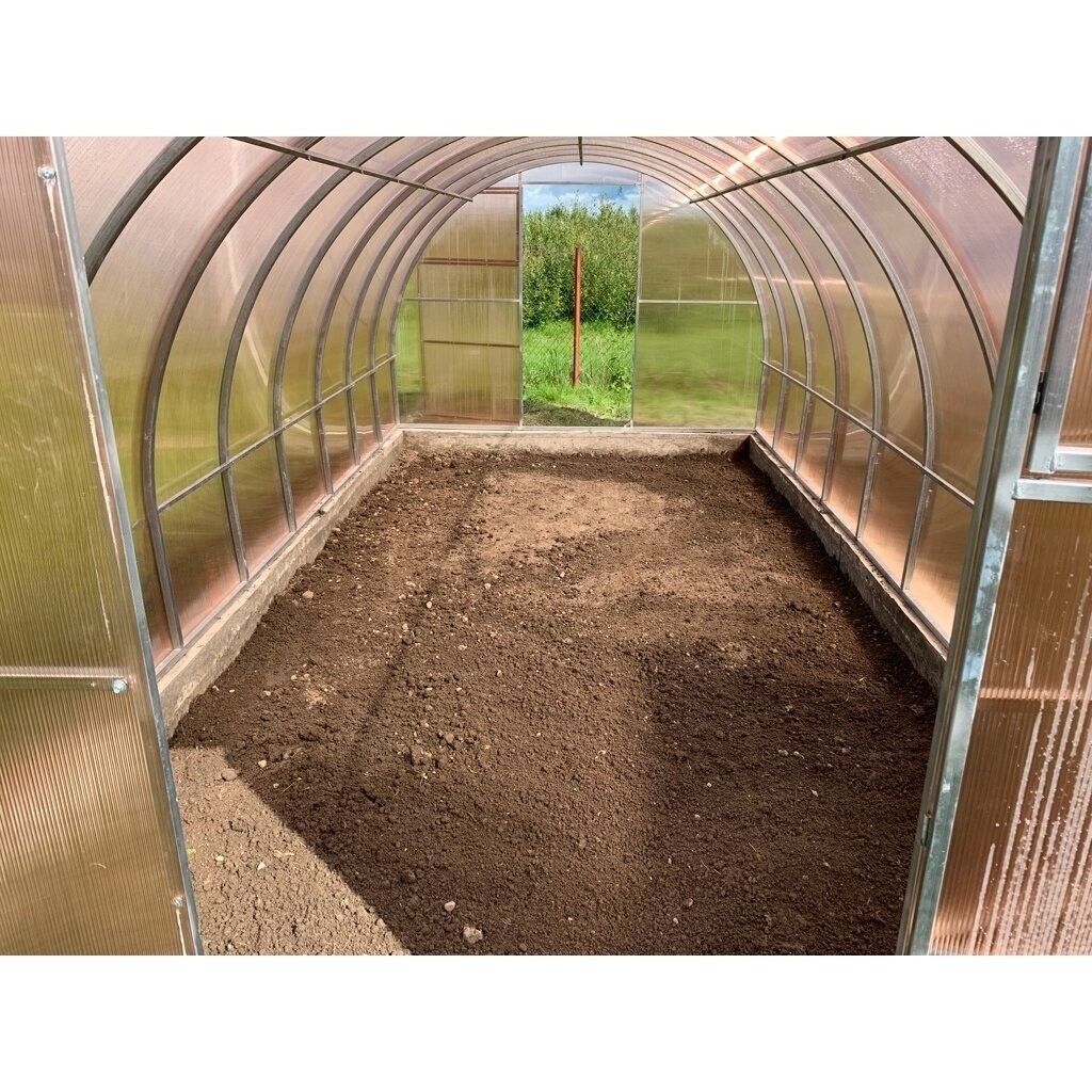 Šiltnamis SVAJONĖ PREMIUM (plotis 3m), NANO polikarbonatas 4 mm 6 m