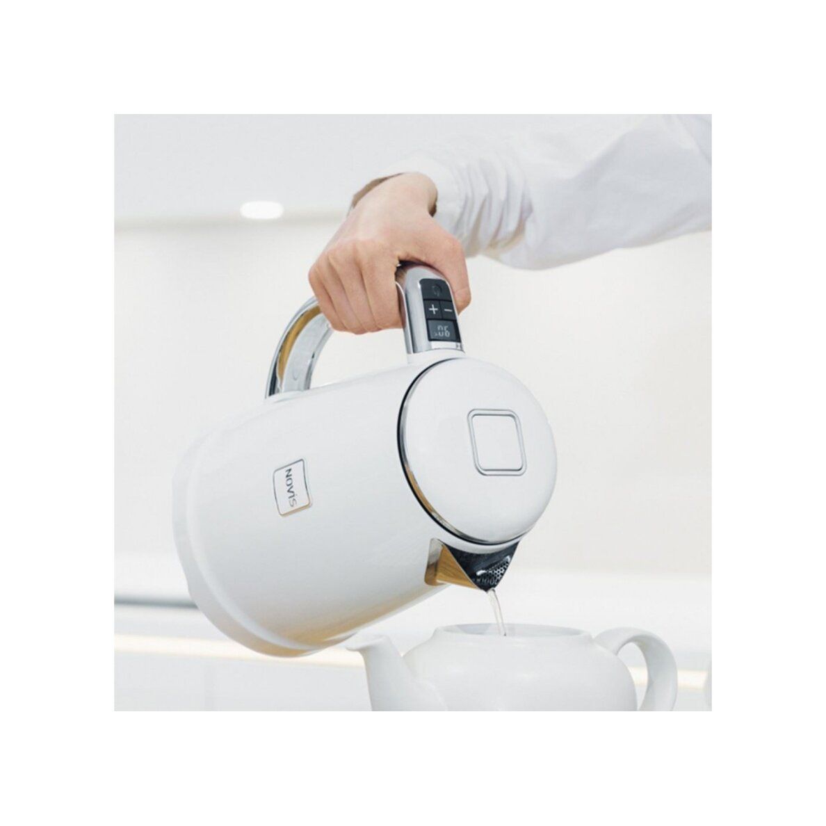 Elektrinis virdulys NOVIS KTC1, baltas, 710253, 7640128134114