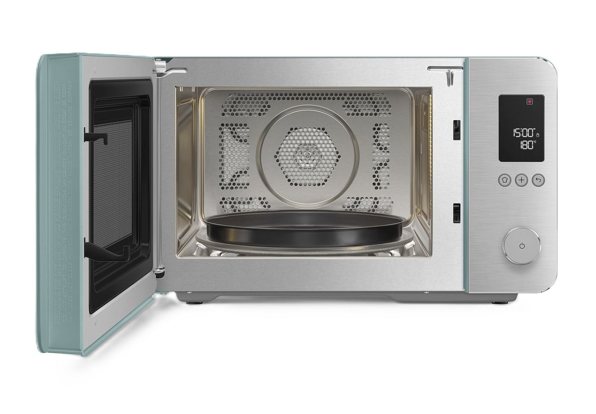 SMEG mikrobangų krosnelė, MOC02EGMEU, su grilium, karštu oru ir Air fry funkcija