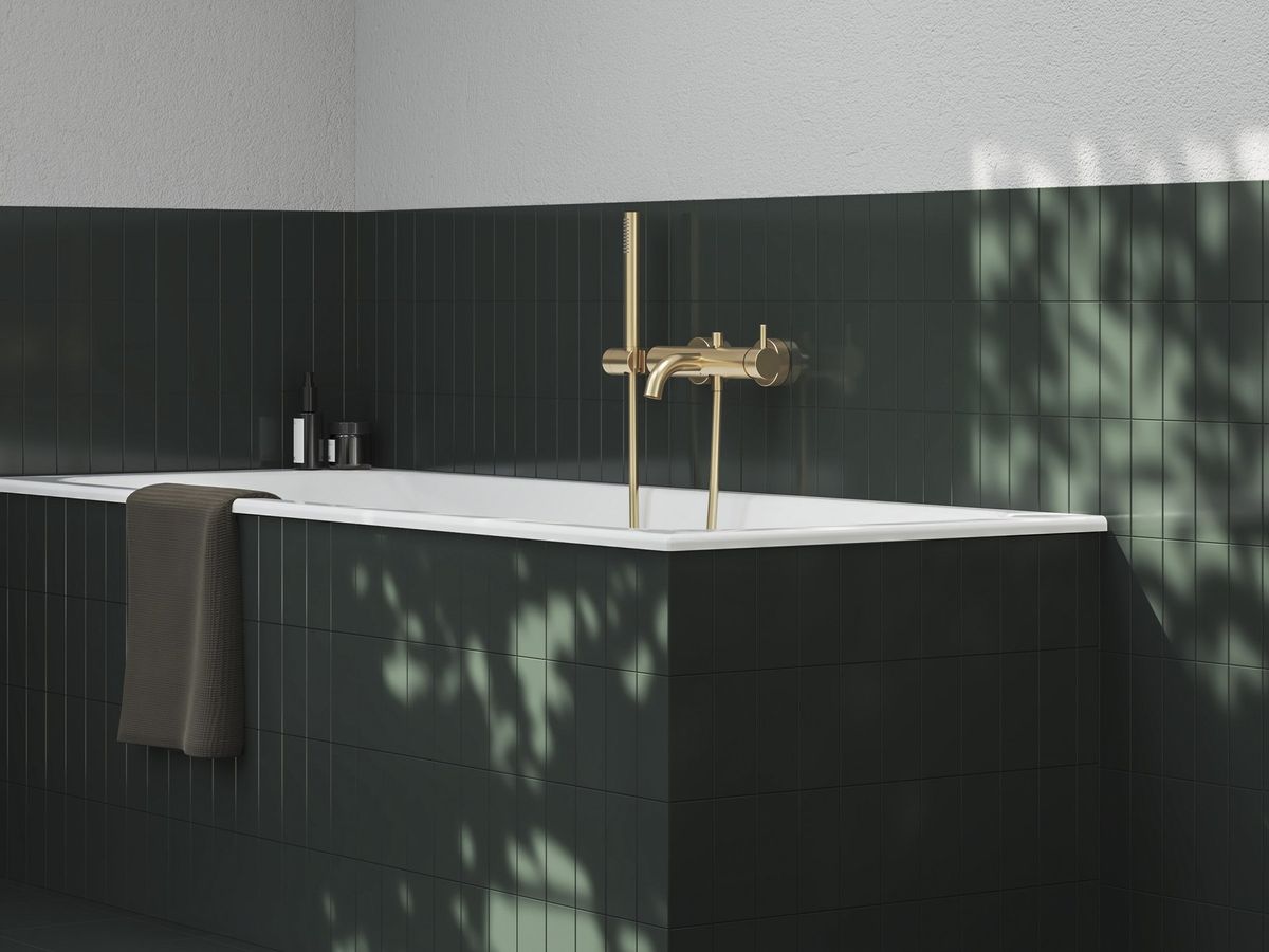 Ravak Dušo žarna 150 cm 913.62GLB, šlifuoto aukso, X07P1245