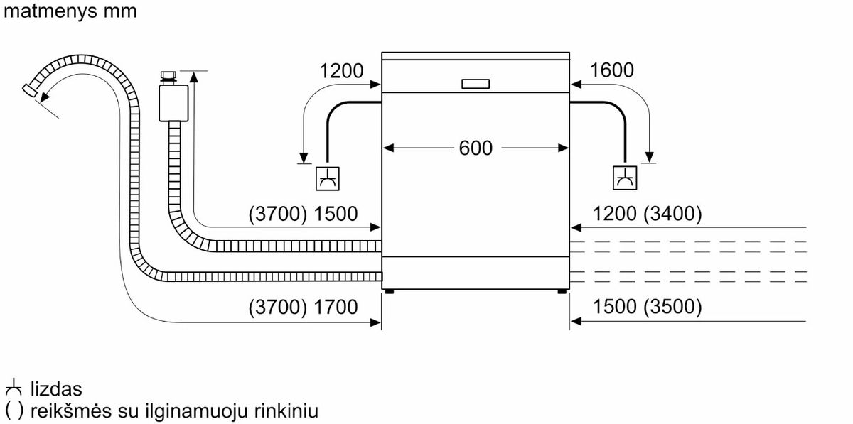 Įmontuojama indaplovė Neff S257YCX04E Įmontuojama indaplovė Neff S257YCX04E