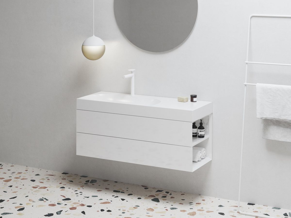 Spintelė po praustuvu Ravak SD Lite 120 D balta X000001891