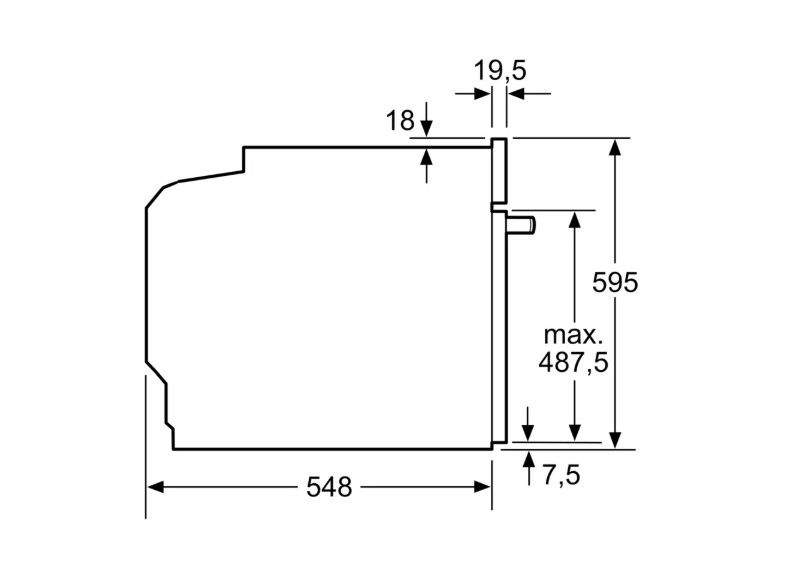 Orkaitė su mikrobangų funkcija Siemens HS958GED1