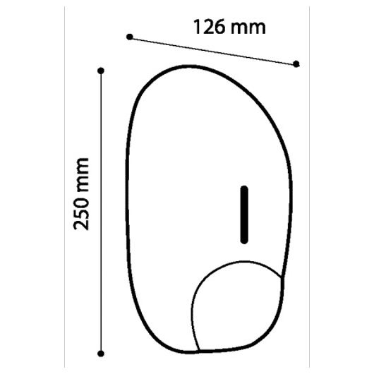 Skysto muilo dozatorius Faneco Geo 1 l, matinis nerūdijantis plienas, LCJ1001S