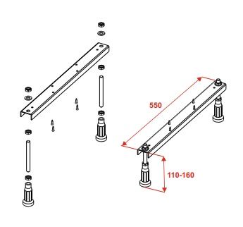 Kojos voniai Riho 01 Universal, 207093