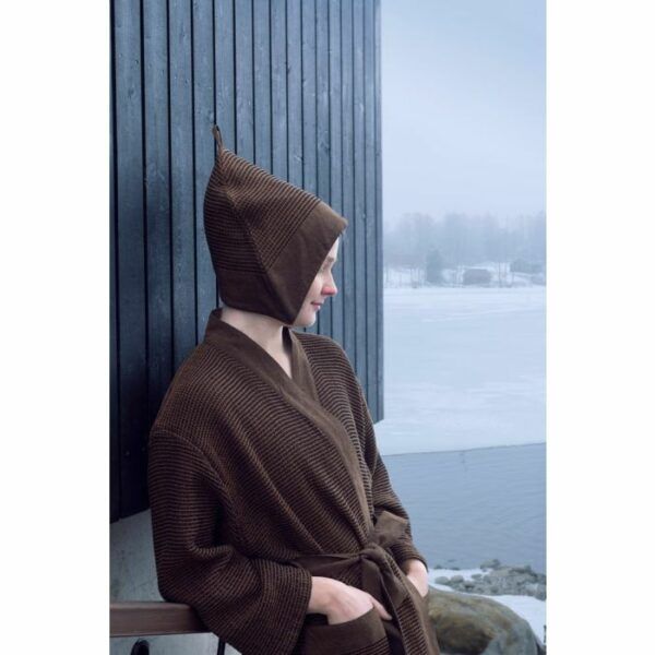 Saunos Chalatas Rento Kenno, rudas, S/M, 6410416405957