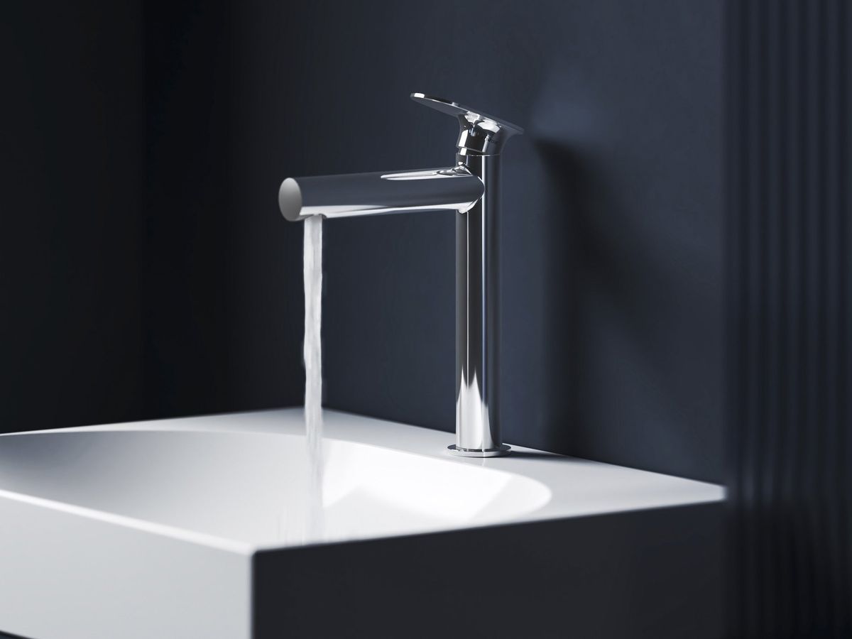 Praustuvo maišytuvas 255 mm be dugno vožtuvo, Ravak SG 014.00CR, chromas, X070524