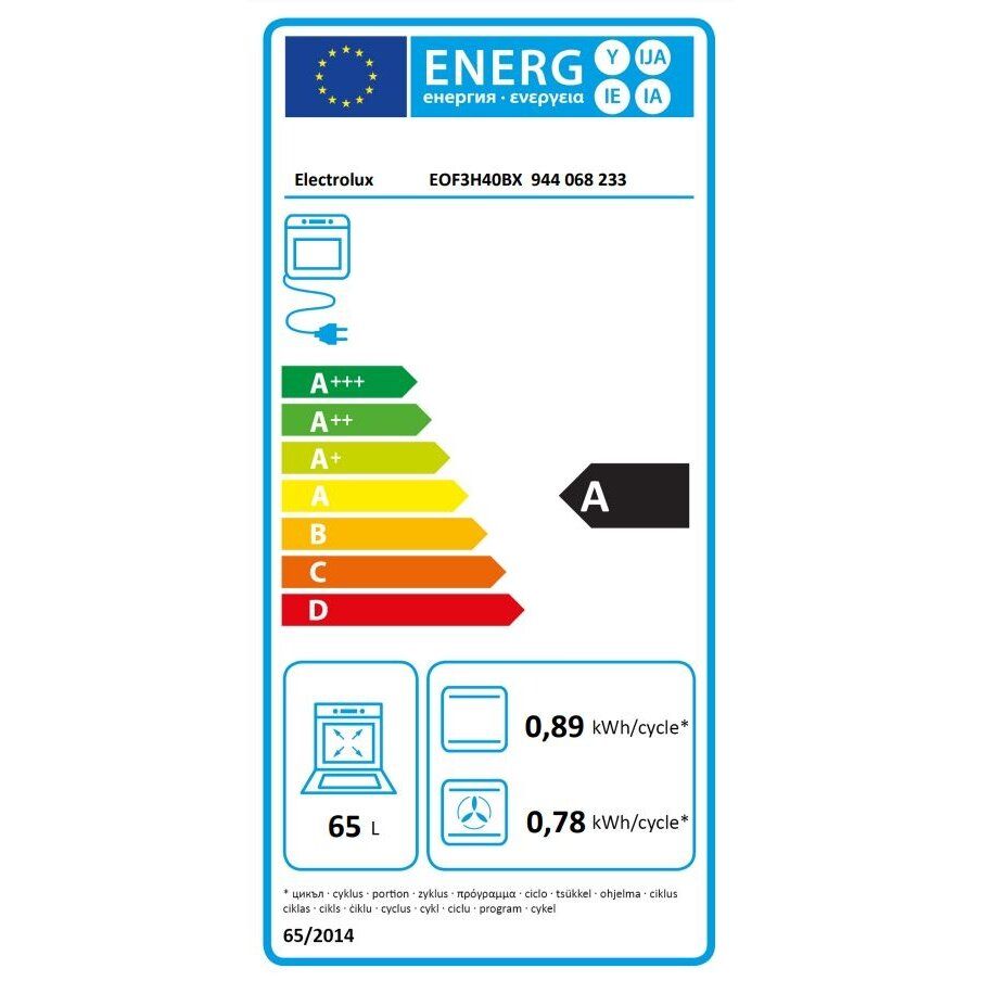 Elektrinė orkaitė Electrolux EOF3H40BX