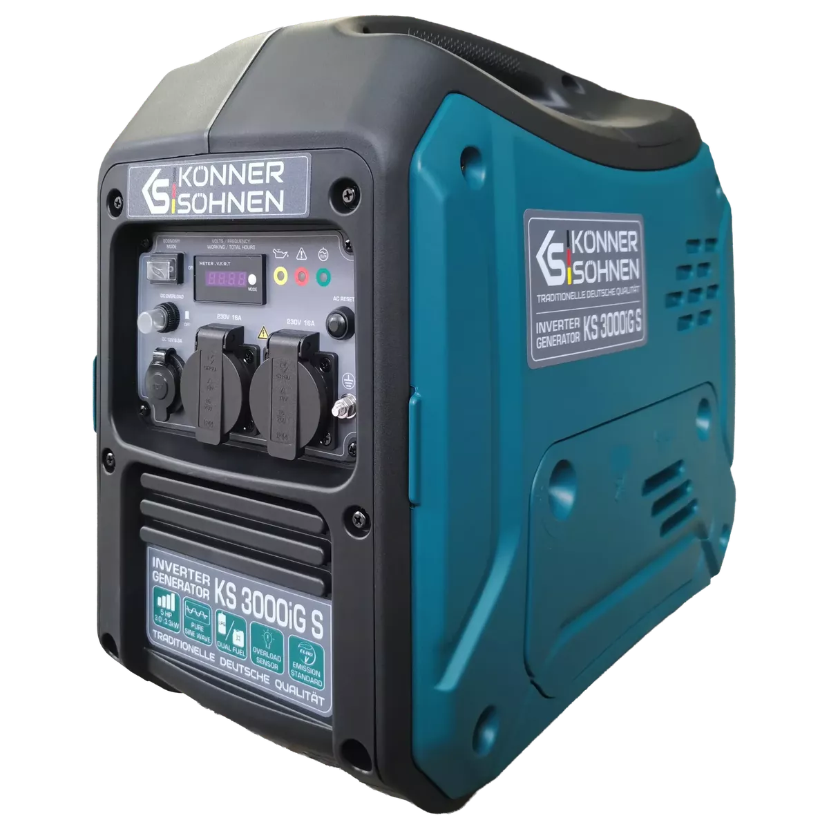 Inverterinis generatorius LPG/benzinas 3300 W KS 3000iG S KÖNNER & SÖHNEN Inverterinis generatorius LPG/benzinas 3300 W KS 3000iG S KÖNNER & SÖHNEN