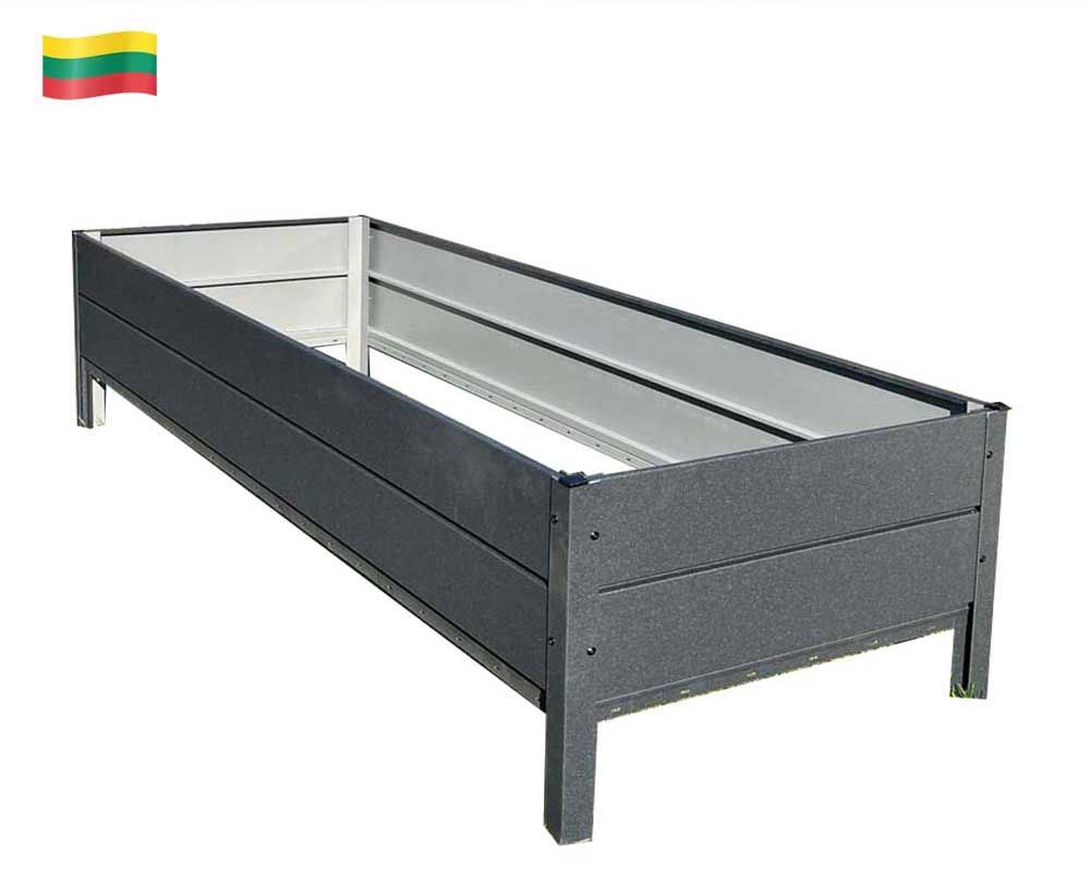 Pakelta lysvė Harmony Juoda (Matinė) 100x200x30