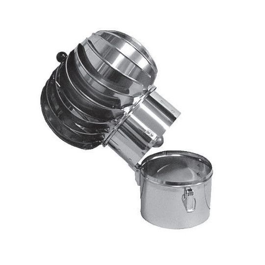 Atveriamas kamino gaubtas Darco Turbovent, d.200 TU200OCAL-B