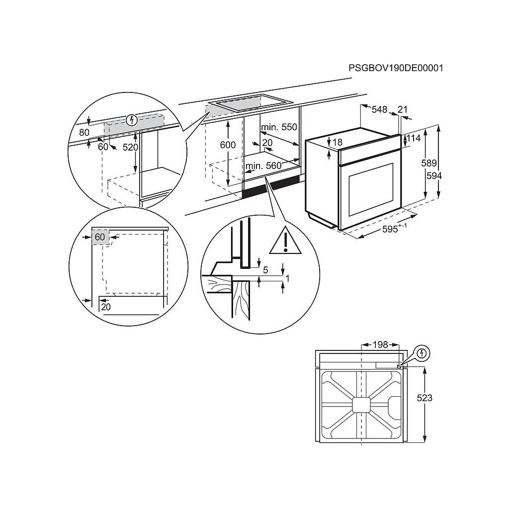 Orkaitė ELECTROLUX EOP7X87H