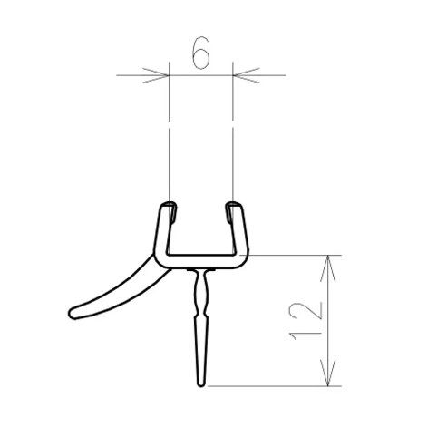 Apatinė tarpinė Ravak Pivot, 750 mm, D000000020