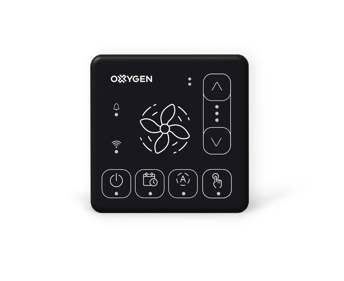 OXYGEN Easy pultas su WiFi ir Bluetooth juodas