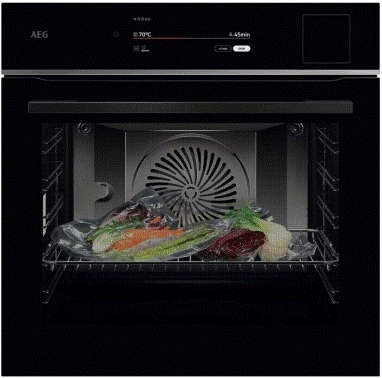 Garinė orkaitė AEG TP9SB831AB, Pilni garai (100%) su ,,Sous Vide'', A++, Wifi